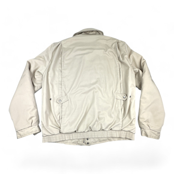 Vintage Field Stream Jacket Adult EXTRA LARGE TALL Beige 80s Hunting Coat Lined - Picture 2 of 11